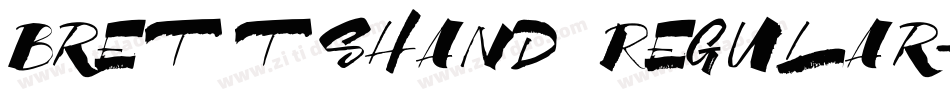 BrettsHand Regular字体转换